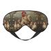 A Brood of Chickens Soft Sleep Eye Mask Female Breathable Eye Patch Perfect for Travel and Relaxation