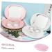 JECOMPRIS Decorative Lens Container & Holder - Invisible Cobblestone Cleaning Box for Contact Lenses | Rosa 10.2x7.8cm - Buy Online on GoSupps.com