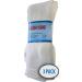 Doc Ortho Ultra Soft Loose Fit Diabetic Socks 3-Pack XL - White 1/4 Crew - Buy Online on GoSupps.com