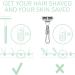 Metal Safety Razor in Mint Green | Eco-Friendly Plastic Free Shaving | Bambaw - Buy Online on GoSupps.com
