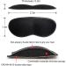 SQHT Heel Grip Liners Insert - Prevent Blisters with Self-Adhesive Cushion Pads 3 Pair (Black) - Buy Online on GoSupps.com