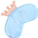AKOAK Pack of 2 Princess Crown Sleeping Eye Masks for Girls - Pink + Light Blue - Buy Online on GoSupps.com