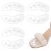 Women's Metatarsal Pads 3 Pairs Ball of Foot Cushions for Heels Forefoot Pads High Heel Comfort Pads Non-Slip Silicone Shoe Pads Clear High Heel Cushion Inserts for Women Girls High Heels Shoes