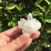 Natural Crystal Rough Crystal 2 Pieces 60g Angel Crystal Cluster Blue and White Natural Titanium Coated Gem Quartz Cluster Home Decor Suitable for Home Office Decoration - Buy Online on GoSupps.com