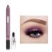 Eyeshadow Pen Crayon Waterproof Eyeshadow Stick Shimmer Cream Eye Shadow Pencil Lasting Waterproof And Not Blooming Pearlescent Eyeliner Pencil Create Glitter Eye Makeup (Fog Purple)