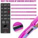 Naveso Crepe Iron for Hair | Adjustable Temperature Hair Crimper for Volume & Fluffy Hairstyles | 5 Heat Settings & Ceramic Plates - Buy Online on GoSupps.com