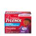 TYLENOL Children's Fever and Sore Throat Pain Chewables Relieves Fever and Sore Throat Pain 20ct Grape Flavour For ages 6-11yrs