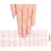 Semi Cured Gel Nail Strips (20 pcs) - Salon-Quality Manicure Set in Shiny Pink - Long Lasting & Easy to Apply/Remove - Includes Nail File & Cuticle Stick - Buy Online on GoSupps.com