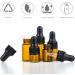 Zeoabsy 20 Mini 1ml Brown Glass Drip Bottles with Pipettes - Ideal for Aromatherapy & Essential Oils Storage - Buy Online on GoSupps.com