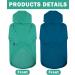 Kickred Cotton Dog Hoodie Sweater - 2XL Turquoise & Dark Blue - Pet Clothes for Small to Large Dogs - Buy Online on GoSupps.com