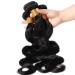 100% Unprocessed Brazilian Body Wave Hair Extensions - 22 Virgin Human Hair 3 Bundles - Natural Black - Buy Online on GoSupps.com