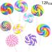 FOYTOKI 12 Pieces Pacifier Charms Rainbow Caramel Candy Lollipop DIY Lollipop Candy Lollipop Candy Jelly Candy Clay Pendant Lollipop - Buy Online on GoSupps.com
