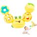 Voiakiu Kugelrassel Toy | Sensory Crab Ball for Babies | Soft Molar Teething Ring | Calming Yellow Exploration Toy - Buy Online on GoSupps.com