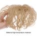 Human Hair Topper Curly Wavy Toupee Clip in Hair Extensions Hairpieces Hair Replacement with Bangs for Women - Buy Online on GoSupps.com