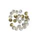 dijiusidy Nail Rhinestones Manicure Decorations Multiple-Shape Multi-color Glass DIY Decor Stickers Eye-catching Beauty Tools 8mmRound Satellite
