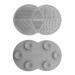 Silicone Makeup Brush Cleaning Mat - Brush Scrubber & Cleaner Pad for Brushes & Sponges - Gray - Buy Online on GoSupps.com