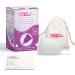 Sileu Travel Pack: Menstrual Cup Model Rose - Size S Transparent Flexible - Includes Pink Case & Folding Stylizer - Buy Online on GoSupps.com