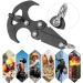 Enrilior Stainless Steel Black Grappling Hook for Climbing & Mountaineering | Outdoor Activity Rock Climbing Claw - Buy Online on GoSupps.com