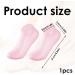 Silicone Moisture Socks for Dry Cracked Feet | Spa Gel Foot Masks - Anti-Slip Foot Care - Pink - Buy Online on GoSupps.com