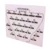 Joberio Hair Extension Holder Acrylic Board Hair Extension Holder Board With Clip For Hairpieces Wig Sectioning Display Grafting Plate Home & Salon Wig Grafting Plate light pink