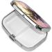 Summer Palm Tree Printed Square Pill Box - Portable Travel Medicine Organizer - Buy Online on GoSupps.com