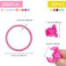 Hanyousheng 200Pcs Multicolor Hair Ties and 15Pcs Mini Hair Clips Set for Girls and Women - Buy Online on GoSupps.com