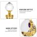 CRILSTYLEO 1pc Peacock Essential Oil Bottle Liquid Bottle Liquid Holder Liquid Dispenser Glass Empty Holder Glass Perfume Bottle Dropper Bottle Home Perfume Bottle Empty Perfume Bottle 3.1x10.5cm Golden - Buy Online on GoSupps.com