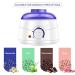 Home Waxing Kit with Warmer, Hard Wax Beans for Hair Removal - 4 Packs, 10 Applicator Sticks, for Women and Men - Bikini, Brazilian, Legs, Armpit, Face - Buy Online on GoSupps.com
