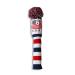 CRAFTSMAN GOLF US Flag Knit Pom Pom White Blue Red Driver,Fairway Wood, Hybrid Head Cover Headcover for Callaway Mizuno Cobra Taylormade 1pc #5 Wood Cover