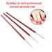 Nail Art Liner Brush Set - 3Pcs Painting, Drawing, and Line Detailing Brushes for DIY Manicure - Nail Art Pen and Dotting Tools Included - Buy Online on GoSupps.com