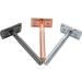Tickas Stainless Steel Double Edge Safety Razor - Perfect Manual Mustache & Beard Removal Tool for Travel & Hotels - Buy Online on GoSupps.com
