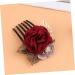 Didiseaon Teasing Combs for Women Hair Accessories for Women Hair Combs for Women Flower Hair Combs Wedding Headpiece for Bride Hair Clips Hair Stick Hair up Women's The Flowers - Buy Online on GoSupps.com