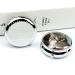 Curious Cat Print Round Pill Box - 3 Compartment Decorative Metal Organizer for Traveling | Ideal Pocket Pill Case - Buy Online on GoSupps.com
