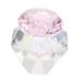 POPETPOP 1pc Nail Art Crystal Cup Glass Container with Lid Nail Powder Dish Nail Monomer Liquid Bowl Glass Nail Dish Transparent Nail Polish Crystal Nail Art Cup White Crystal Cup Bowl Care 5.5x5.5cm Pink
