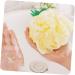 NOLITOY 4pcs Mesh Sponge Bath Ball - Luxurious Shower Pouf & Bath Flower - Perfect for Exfoliating & Relaxation - Pack of 1 - Buy Online on GoSupps.com