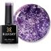 Bluesky Gel Nail Polish Purple Diamond Dc004 Glitter Long Lasting Chip Resistant 10 ml (Requires Drying Under UV LED Lamp)