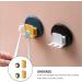 JSY 2 Set Wall-Mounted Toothbrush Holder & Organizer - Bathroom Storage Solution for Electric Toothbrushes & Accessories - Buy Online on GoSupps.com
