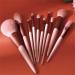 Buy Smokey Rose Makeup Brush Set - 10 Premium Brushes with Envelope Bag | Perfect Gift for Makeup Lovers - Buy Online on GoSupps.com
