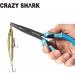 CRAZY SHARK 7 Fishing Pliers - High Carbon Steel, PTFE Plated, Hook Remover, Split Rings, Non-Slip Handle - Blue #1 - Buy Online on GoSupps.com