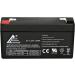 6V 1.2AH Valve Regulated Sealed Lead Acid Battery - ECI Power F1 Terminal | International Shipping Available - Buy Online on GoSupps.com