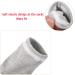 Xiongqi Soft Heel Socks - 4 Pairs Moisturizing Gel Open Toe Socks for Cracked Skin Care - Buy Online on GoSupps.com