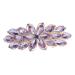minkissy Rhinestone Spring Hair Accessories Wedding Rhinestone Hair Clip Bridal Flower Barrette Bridal Floral Flower Decorations Hairpins for Girls Bridesmaid Alloy Hair up