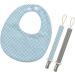 GLASSNOBLE Pacifier Chain & Baby Bib - Double-Sided Cotton Clips & Nipple Holder | Dp030-5# | International Shipping Available - Buy Online on GoSupps.com