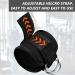 Flintronic Foot Loops Cable Trainer with D-Rings | Fitness Ankle Straps for Leg Extensions & Buttocks Training | Adjustable Foot Cuffs for Men & Women - Black - Buy Online on GoSupps.com