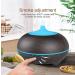 Hantoc 550ml Aroma Diffuser & Humidifier - Ultrasonic Aromatherapy with 7 LED Colors Timer Waterless Auto Switch for Home Office Yoga & Spa - White - Buy Online on GoSupps.com