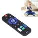 Silicone TV Control Teething Toy for Babies - Educational & Safe Cartoon Texture - Black - Buy Online on GoSupps.com