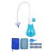 Hilitand W10 Ear Wax Removal Kit with 30 Disposable Nozzles Gentle Ear Irrigation System for Wax Removal and Dirt (Blue)