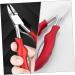 Housoutil 1pc Nail Clippers Cuticle Nippers Scissors Nail Painting Tools Round Nose Pliers Jewelry Making Pliers Fingernail Kit Nails Metal Toe Stainless Steel Manicure Red Fixture - Buy Online on GoSupps.com