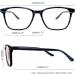 Joopin Blue Light Filter Glasses for Men & Women - Stylish Computer Gaming Glasses with Classic Black & Blue Stripe Design - Buy Online on GoSupps.com