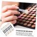 WOONEKY 30pcs Eye Shadow Stick Lipstick Applicator Sponge Eyeshadow Makeup Lip Gloss Make up Brush Aluminum - Buy Online on GoSupps.com